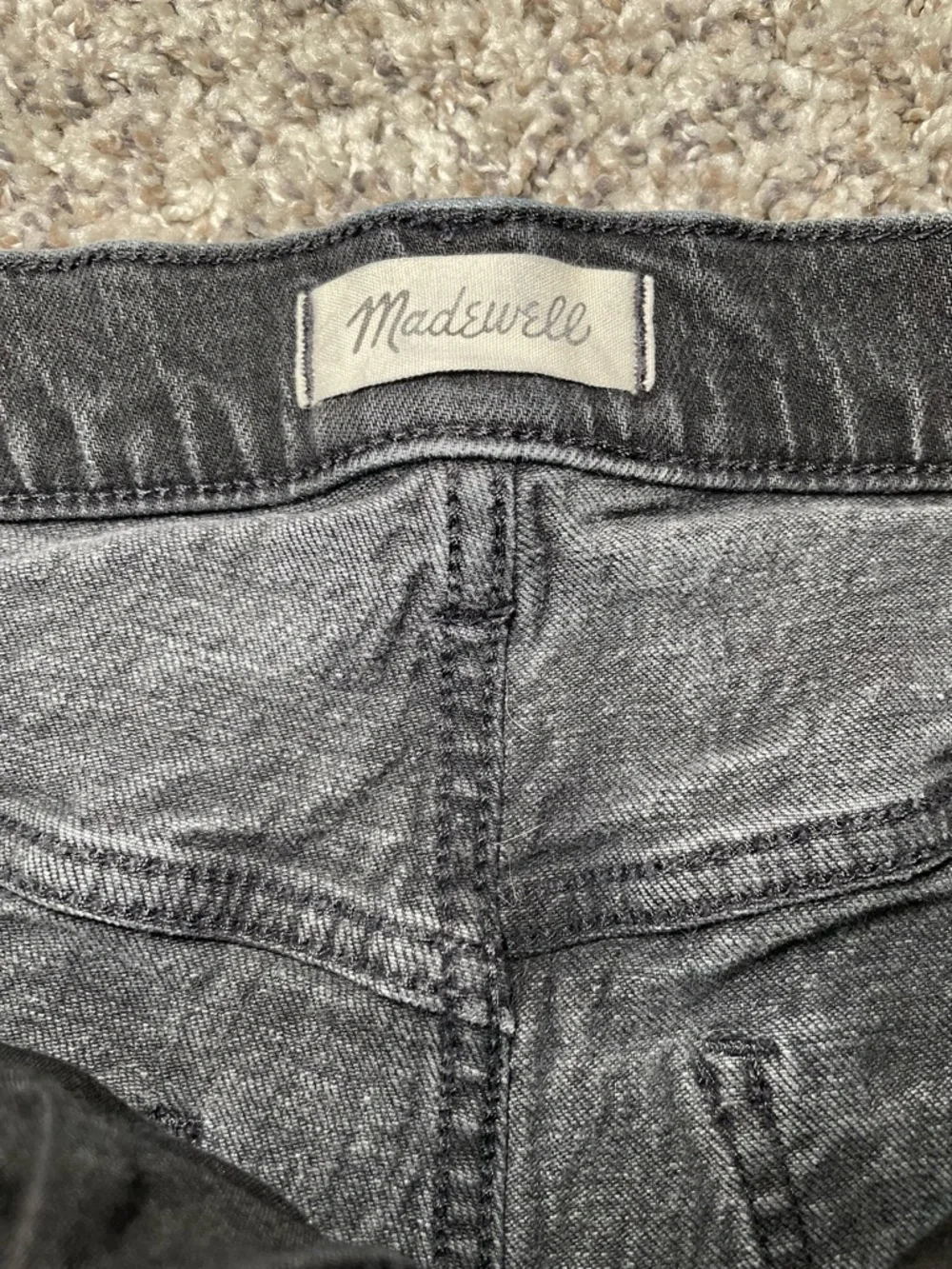 Madewell The Perfect Vintage Wide Leg Jeans Women Size 30 Black‎ Denim Pant